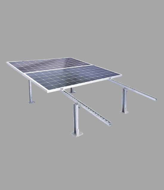 Solar Panel Stand GI for 10 solar panels