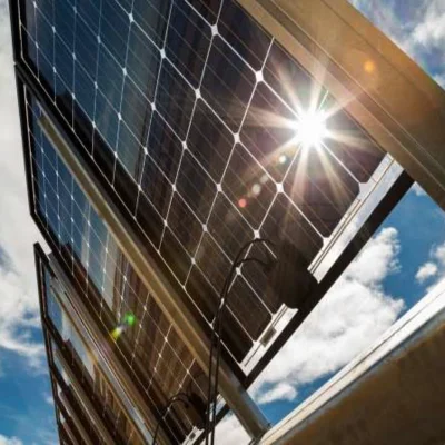Bifacial solar panels