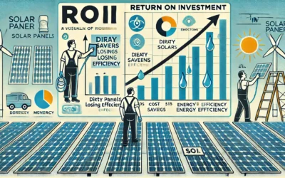 How to calculate ROI on solar panel cleaning system