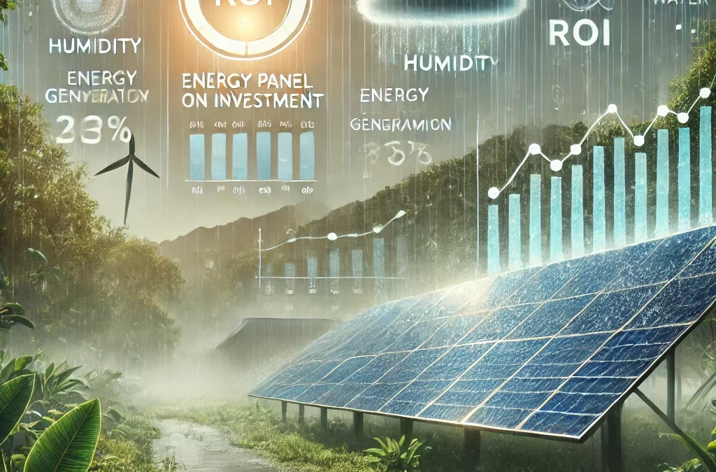 Efficiency of Solar panels and RoI in humid areas