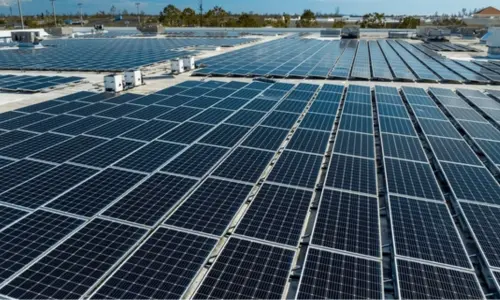 Commercial Rooftop Solar Installation 