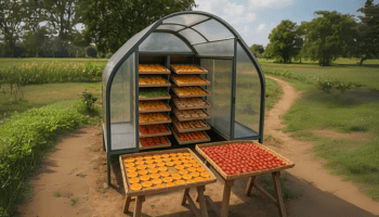 Food Processing direct solar dryer