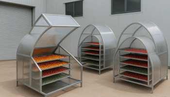 Food Processing hybrid solar dryer