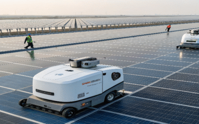 AI-Powered and Autonomous Cleaning Machines for Solar Power Plants