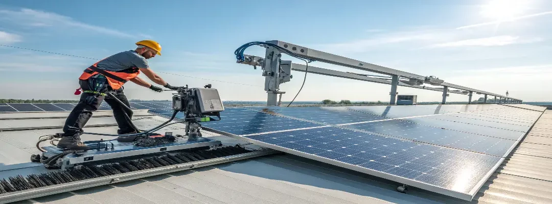 How Solar Panel Cleaning Machines Improve Energy Generation and ROI
