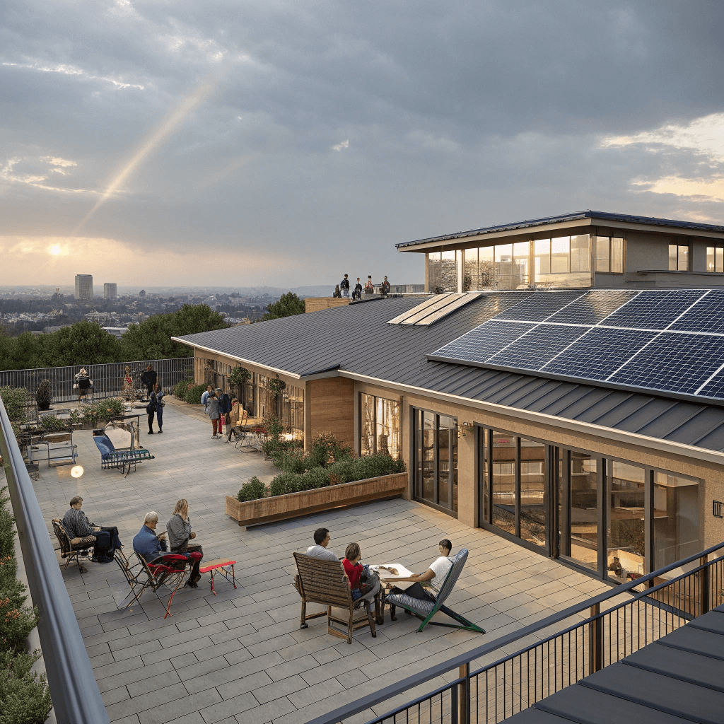 Shared Rooftop Model Shared Rooftop Model<br />