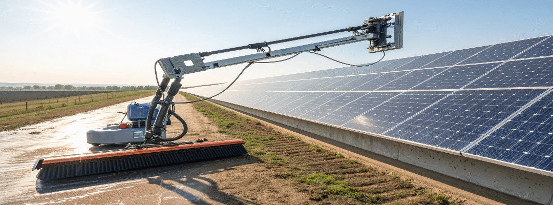 Waterless Solar Panel Cleaning Machines